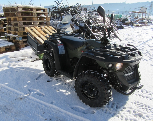 ATV Arbeits Quad Trucky 220 inkl. AHK und vielem Zubehör